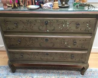 Two Painted chest of drawers (purchased at Scarlet Fox).