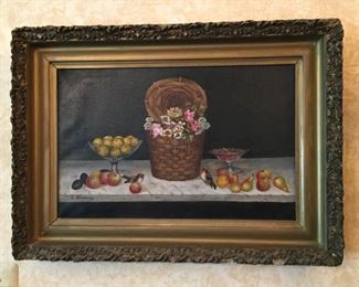 Framed Oil Painting.