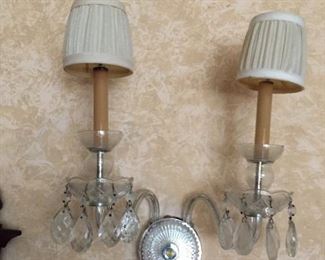 Pair of wall scones.