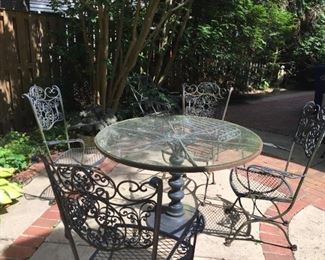 Wrought Iron Patio set.