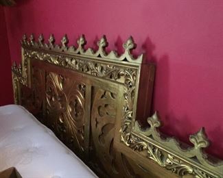 Exquisite Gilded Headboard for Double Bed.