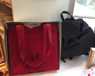 Italian leather handbag,