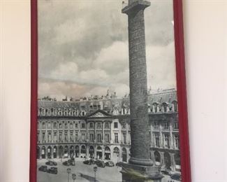 Travel poster from Paris, WWII, approximately 1944.