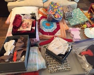 Vintage doll clothes.