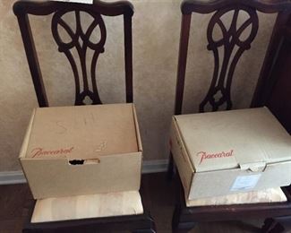 Queen Anne Mahogany Chairs.