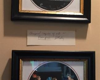 Original Copies of art from Pompei, Italy.