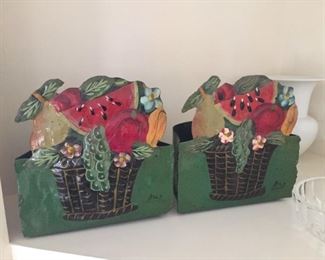 Metal Flower holders.