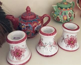 Items from travel around the world.