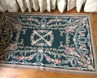 Small oriental rug.