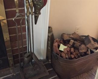 Fireplace accessories.