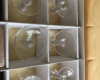 Set of Six Baccarat Provence Compotes.