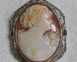 14 k Cameo Brooch/Pendant