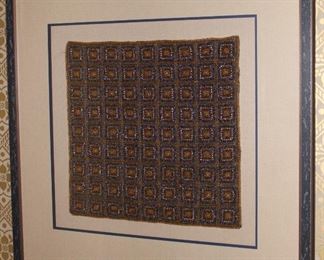 Native beaded textile