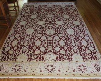 Custom and hand-knotted rugs throughout house