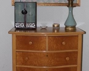 Birdseye maple chest