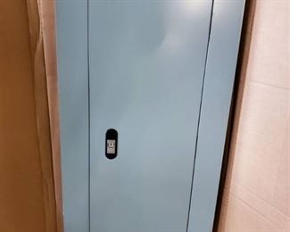Grey Panel Box Cover. with Key
