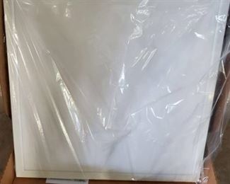 White Commercial Ceiling Light . 24 x 24 Inches