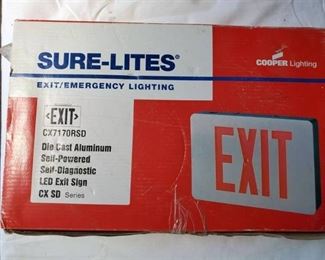 SureLites Exit Light.
