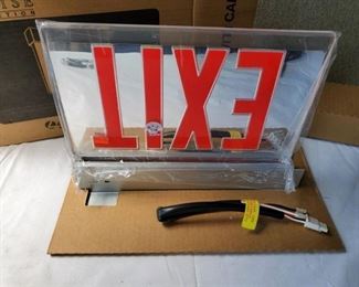 Stainles Exit Light With Wire Harness