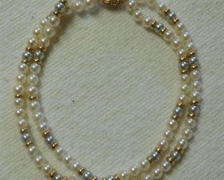 14 k Pearl Bracelet