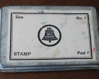 Vintage Bell System Ink Pad