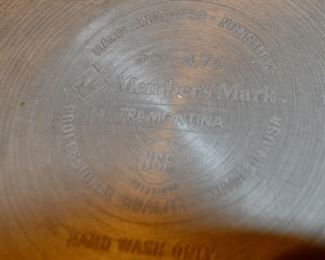 Member's Mark "Tramontina" professional quality cookware