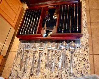 Gibson stainless flatware set