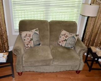upholstered love seat