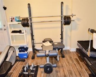 Impex Iron Grip Strength Deluxe Olympic Bench, model TSA-5762
