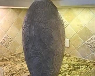 Item:  Athens Stone Vase
Condition:  Excellent
Measurements:  21’h
Price:  $35
