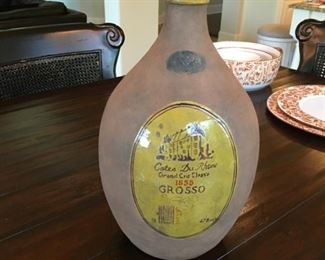 Item:  Cotes Du Rhone Grand Cru Classe Jug
Condition:  Excellent
Measurements:  16h
Price:  $20
