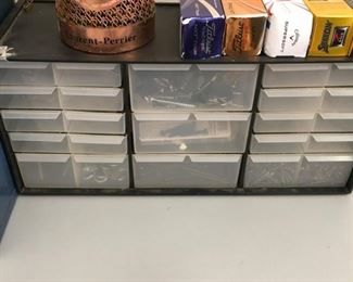 Item: Box lot of nails/screws etc in plastic box
Condition:  Used
Price:  $10
