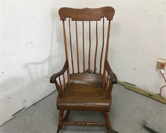 Antique Bentwood Rocker