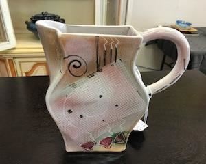 Signed Pitcher Vase