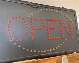 Lighted OPEN Sign