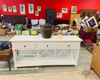 New White Painted SideBoard