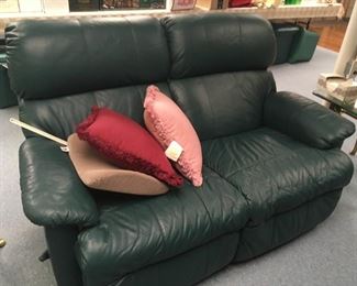 . . .a nice timeless leather love seat