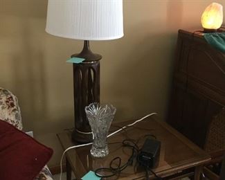 . . . a nice end table that has a match with a lamp that has a match
