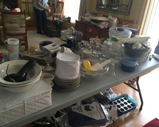 . . . more glasware/housewares