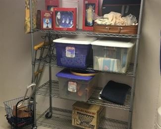 . . . these storage racks on wheels are the best!