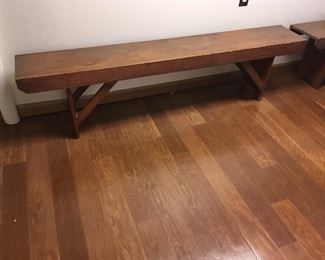 . . . these were old little league dugout benches from yesteryear