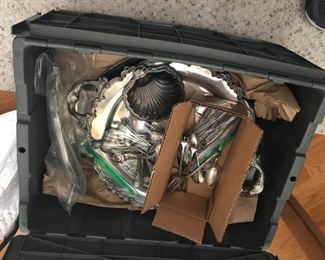 . . . silver serving pieces