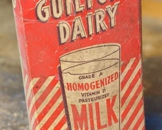 Vintage Guilford Dairy Carton