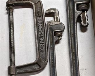 Craftsman Clamp and Pipe Wrenches
