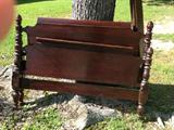 FULL SIZE BED Solid Mahogany with Rails