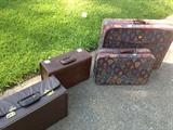 Two Catalog Cases (Pilot's Case) and Two Pcs. of Samsonite Luggage (never used) Tapestry Canvas