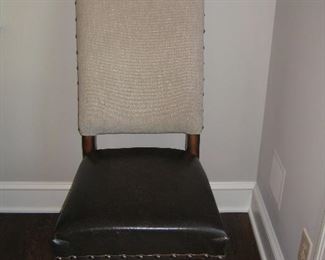 Beautiful Dining Room Table with two leaves and
Dining Room Chairs, from The Find