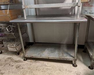 Stainless Steel Prep Table