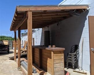 Awning, Bar Included,Buyer Responsible For Removal
