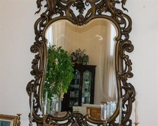 Exceptional Carved Dragon Mirror